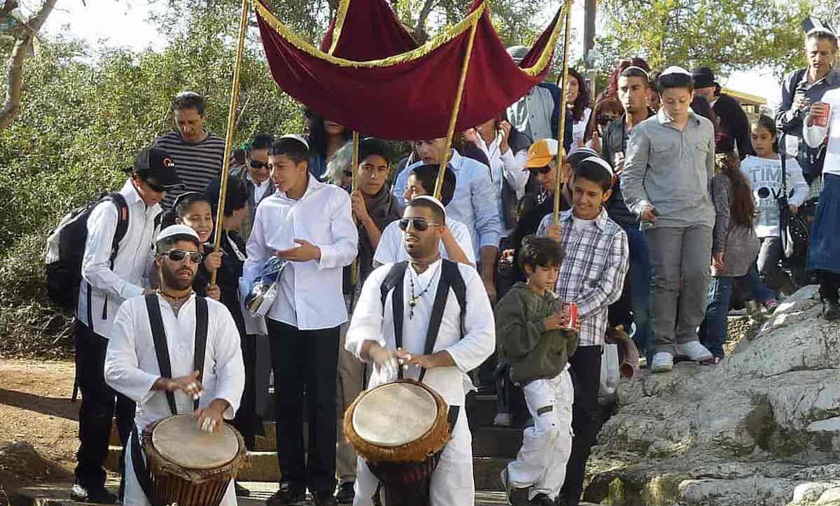 Una cerimonia di Bar Mitzvah