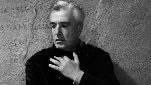 Vittorio De Sica in una scena de Il generale della Rovere, di Roberto Rossellini (1959)