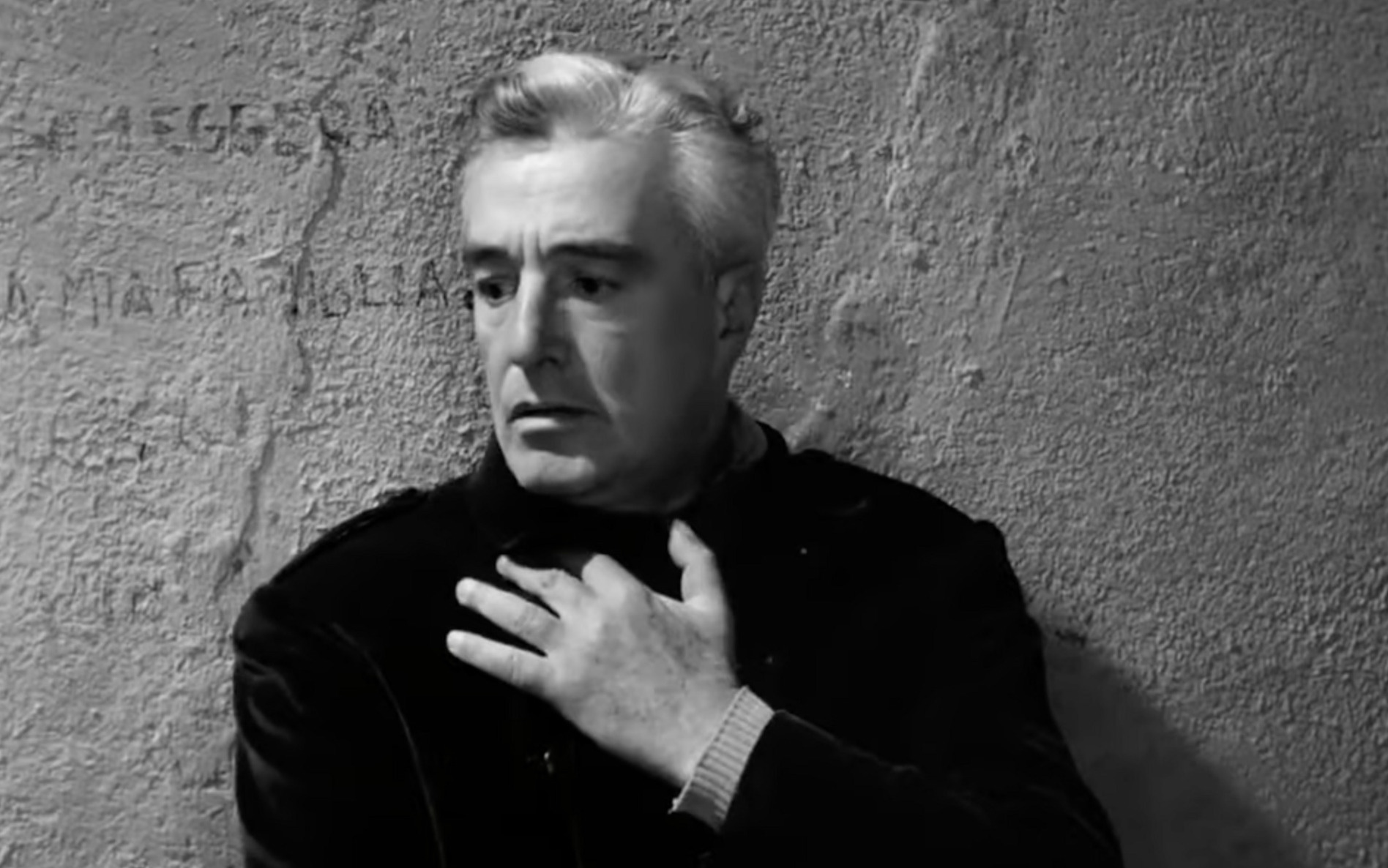 Vittorio De Sica in una scena de Il generale della Rovere, di Roberto Rossellini (1959)