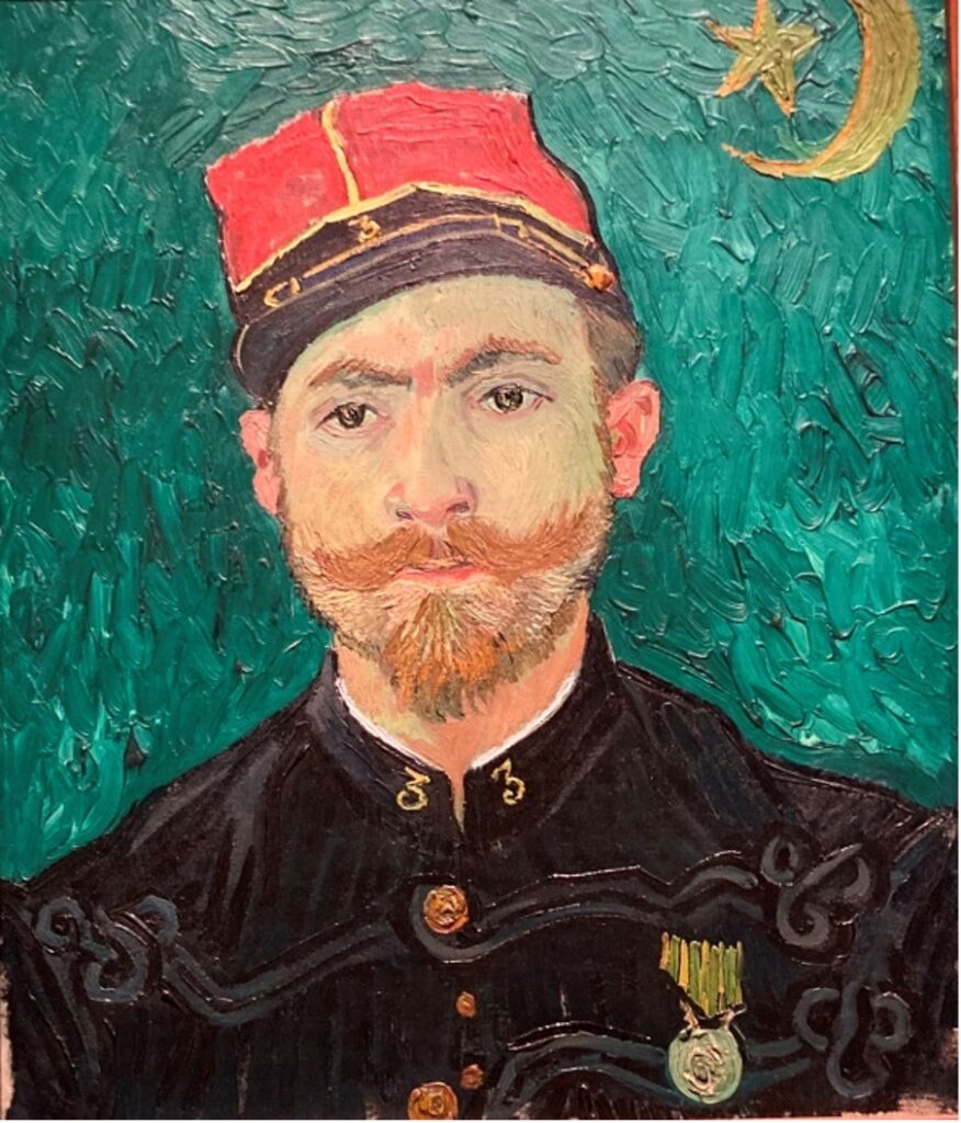 The Lover (Portrait of Lieutenant Milliet), 1888 Kröller-Müller Museum, Otterlo, The Nederlands