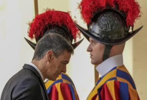 Spain\'s Prime Minister Pedro Sanchez in Vatican, atteso all'udienza privata di Papa Bergoglio - Ap Photo/Andrew Medichini