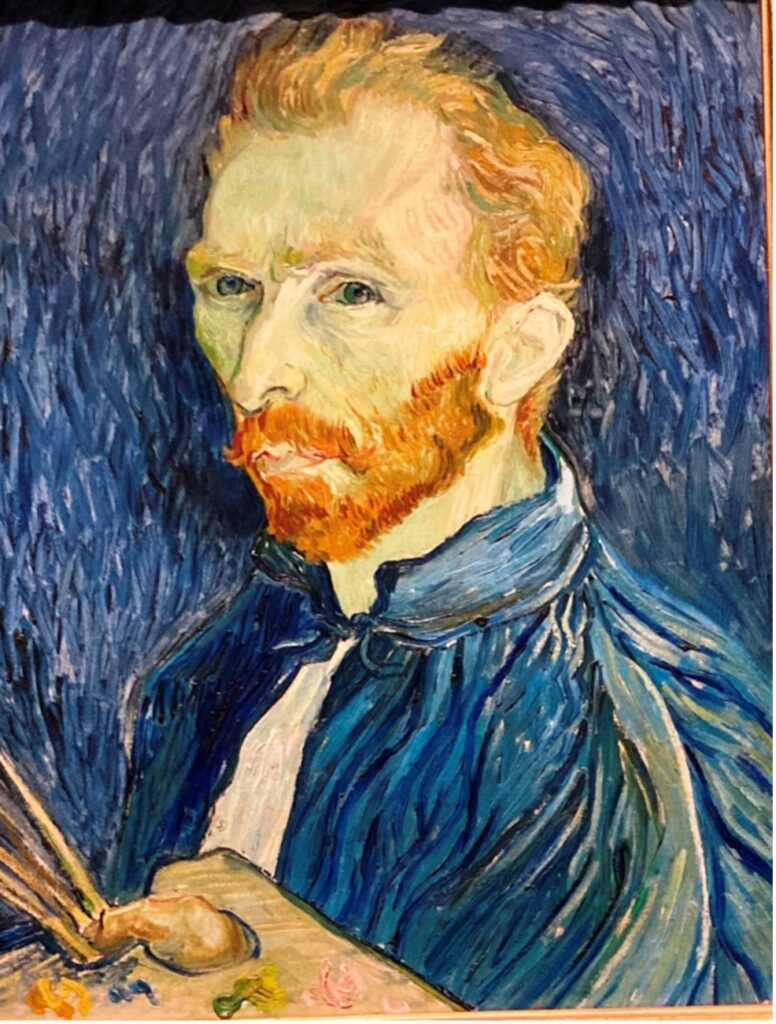 Vincent Van Gogh, Self Portrait, 1889. National Gallery of Art, Washington, DC                                              